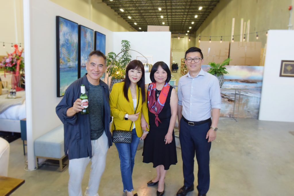 Guests for Miix Showroom grand opening