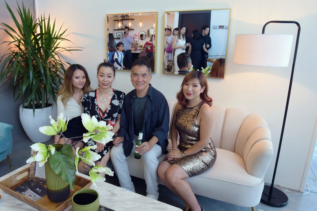 Guests for Miix Showroom grand opening